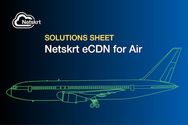 Air solutions sheet cover image for Netskrt eCDN