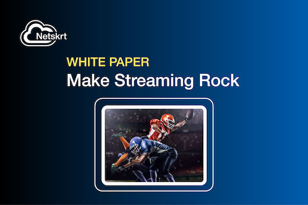White Paper cover image for ISPs featuring football players and text that says, "Make streaming rock!"
