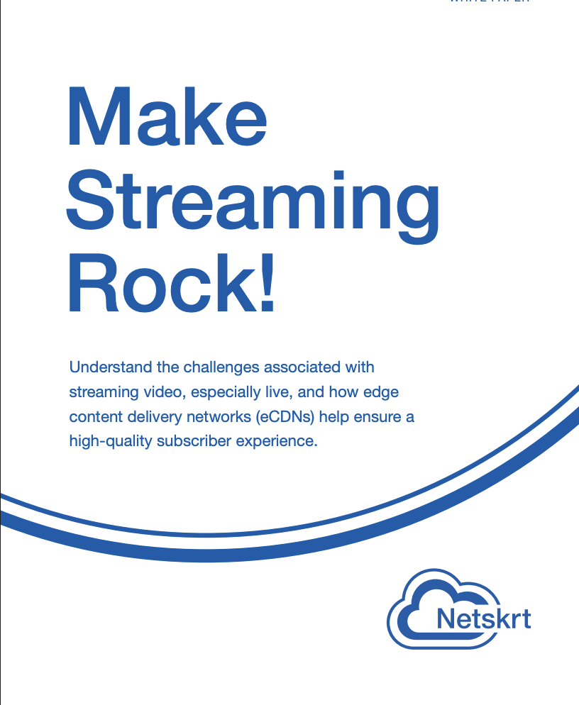 Cover for White Paper - Make Streaming Rock